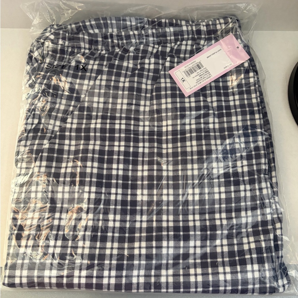 Target Black and White Plaid Sweatpants